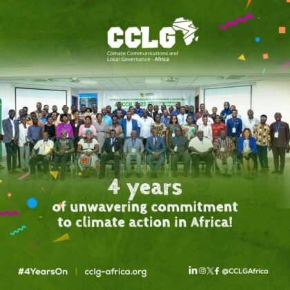 CCLG-Africa Celebrates 4th Anniversary: Committed to Climate Action in Africa